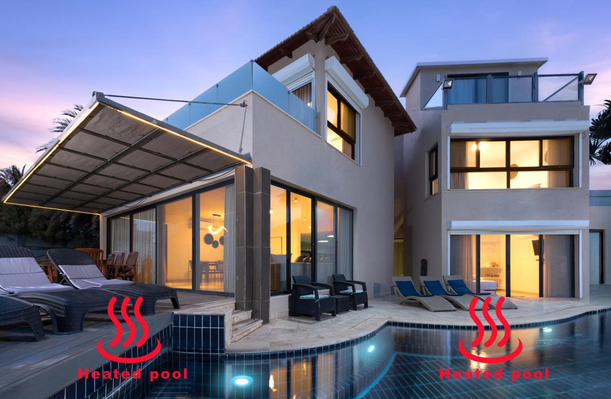 Villa Daniela Heated Pool וילה דניאלה בריכה מחוממת Эйлат Экстерьер фото